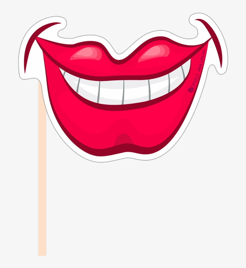 Photocall Gift Party Lips Photobooth-02, transparent png download