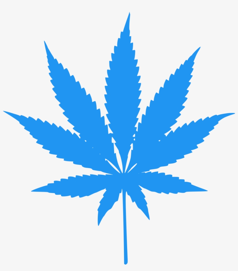Download Png - Dark Green Weed Leaf, transparent png download
