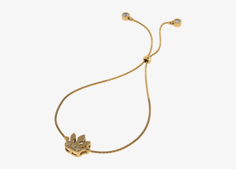Pulseira Diante Do Trono Coroa Es8919 - Body Jewelry, transparent png download