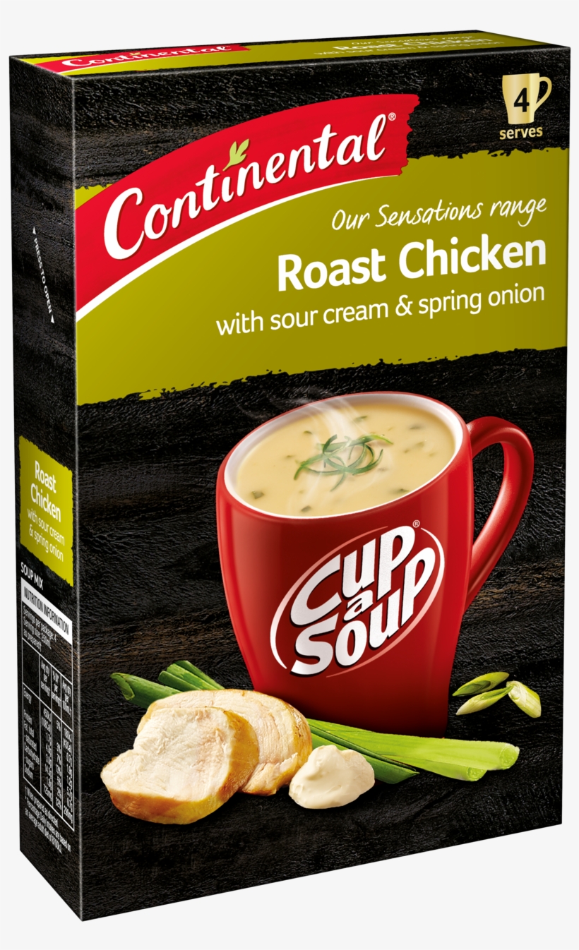 Roast Chicken With Sour Cream & Spring Onion - Cup A Soup, transparent png download