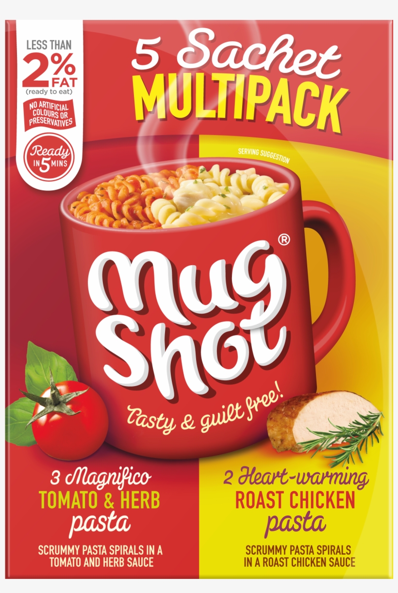 Tomato And Herb & Roast Chicken Multipack - Mug Shot Flavours, transparent png download