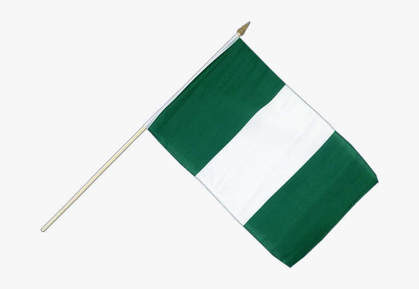 Hand Waving Flag Nigeria - Flag, transparent png download