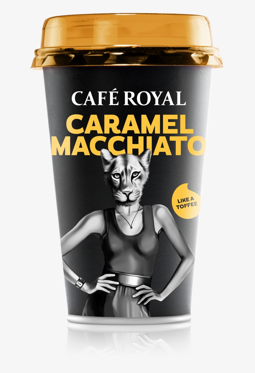 Cafe Royal Caramel Macchiato Eiskaffee - Café Royal, transparent png download