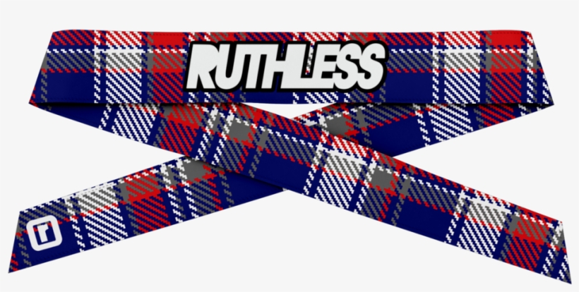 Blue Plaid Headband - Plaid, transparent png download