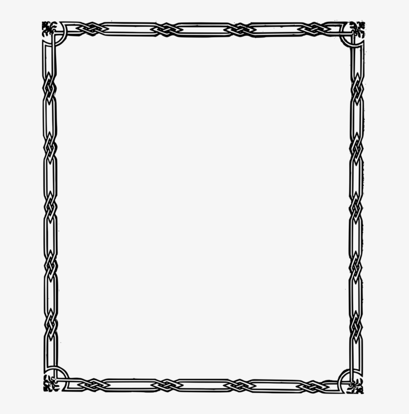Picture Frames Borders And Frames Decorative Arts - Frames And Borders, transparent png download
