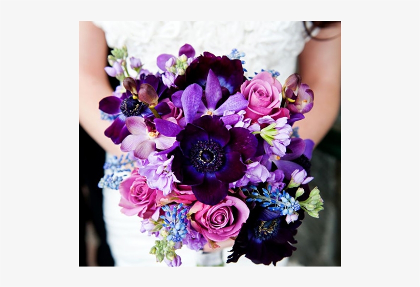 Product Details - Fall Wedding Bouquets Purple, transparent png download