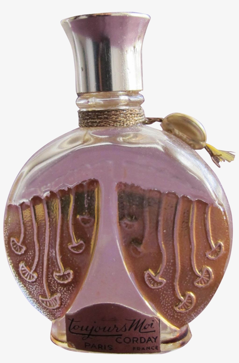 Corday Vintage Mini Perfume Bottle Toujours Moi French - Perfume, transparent png download