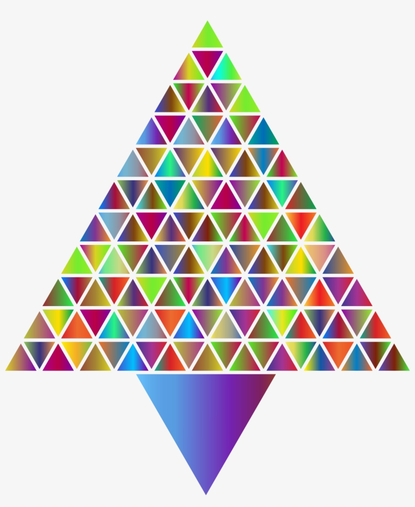 This Free Icons Png Design Of Prismatic Abstract Triangular, transparent png download