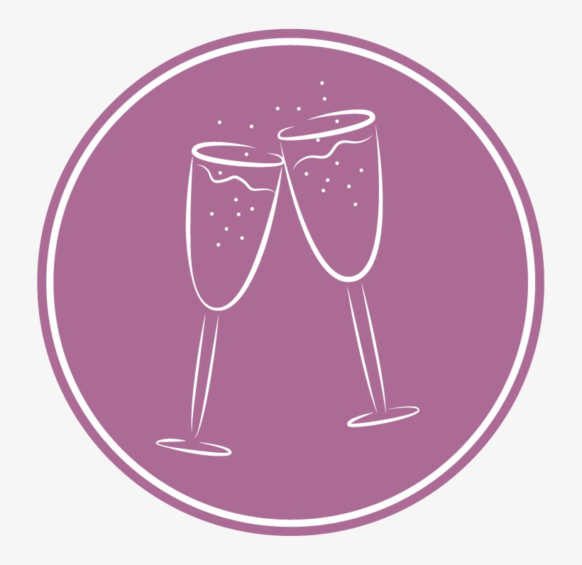 Gift Card Icons-04 - Champagne Stemware, transparent png download