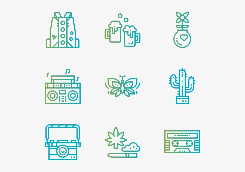 Hippie And Peace - Symmetry, transparent png download