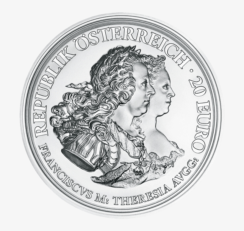 Maria Theresa - Justice - 20 Gram Silver Coin Price, transparent png download