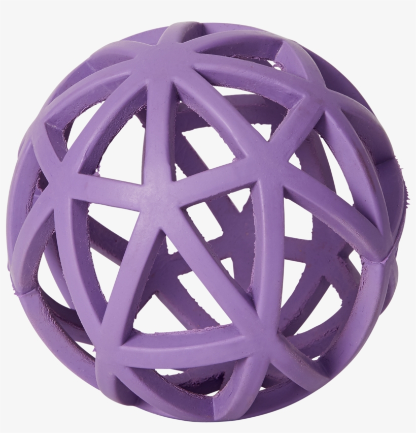 Bud'z Dog Toy Rubber Ball Soft 4” Purple, transparent png download