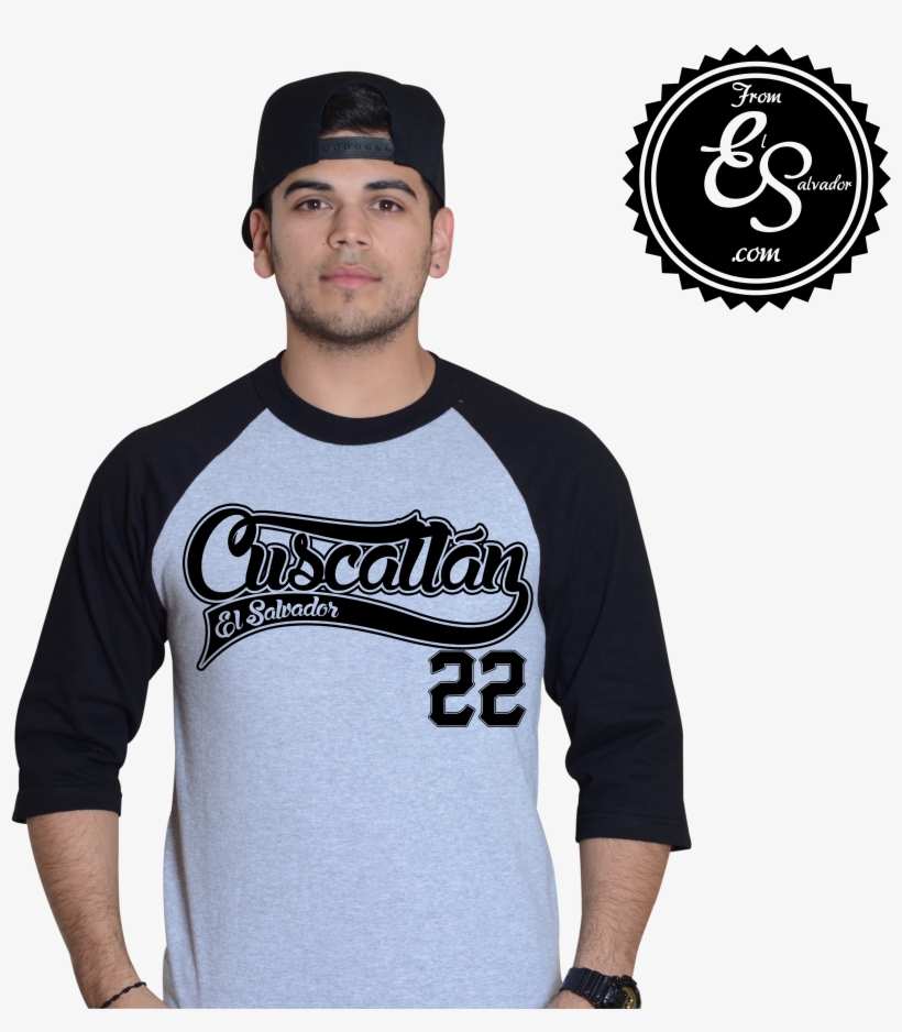 Ciudades De El Salvador Quarter Sleeve, Sweater Escudo - Camisas Es El Salvador, transparent png download