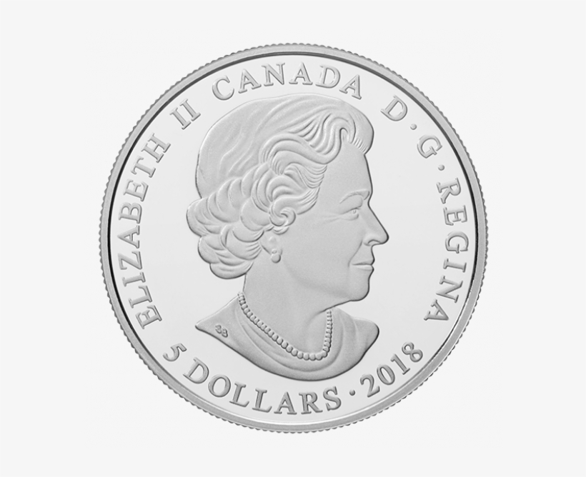 Silver Coin Feruary Birthstone Swarovski Queen Elizabeth - Cash, transparent png download