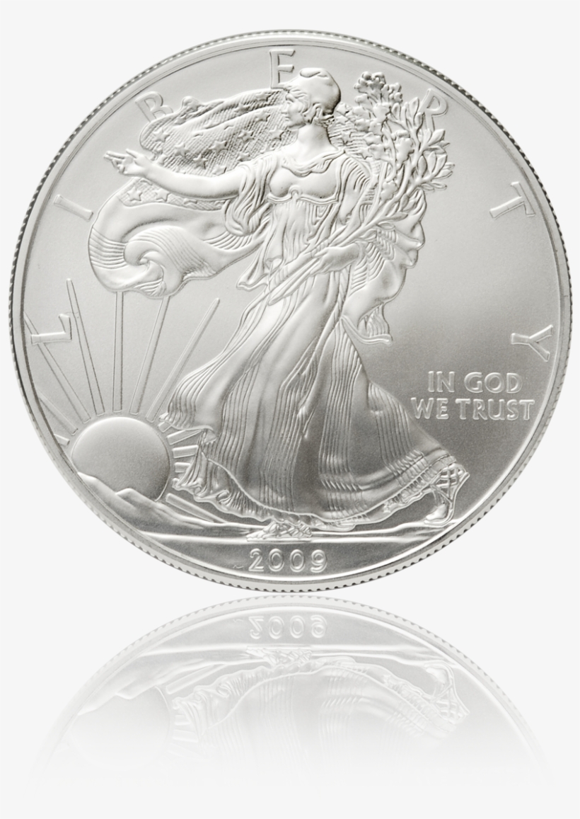 American Silver Eagle - Silver, transparent png download