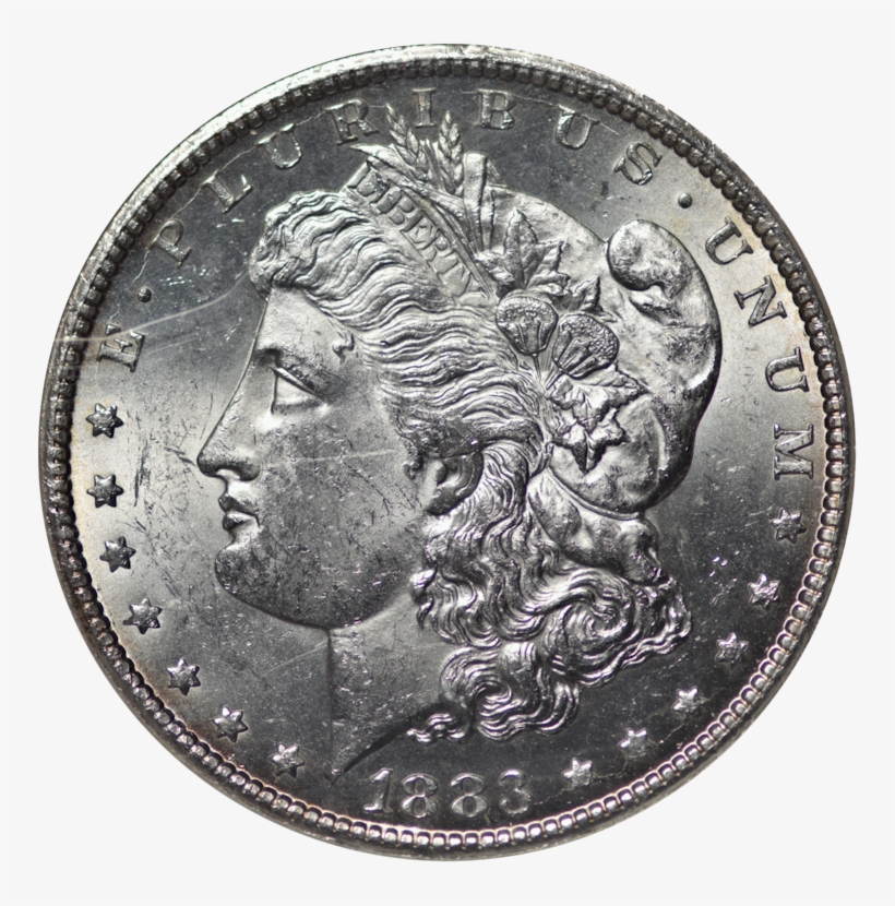 750o - Morgan Silver Dollar, transparent png download