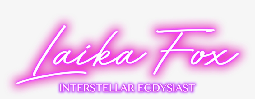 Laika Fox, Interstellar Ecdysiast - Calligraphy, transparent png download