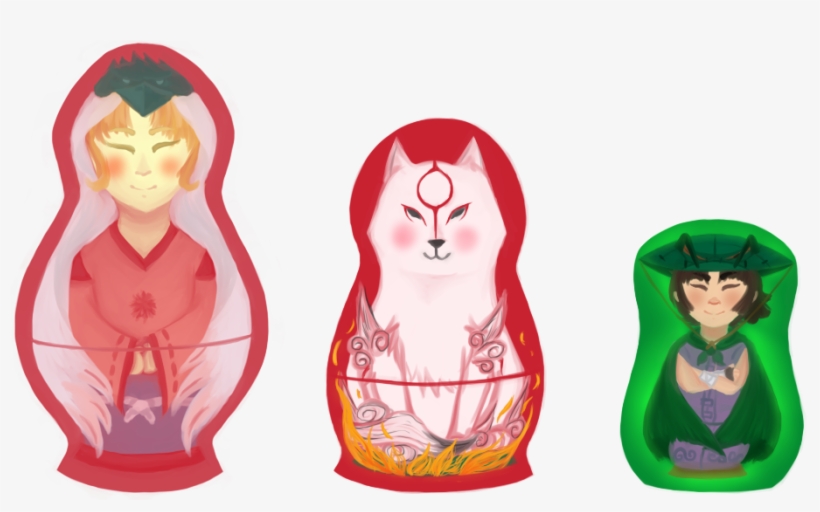 Okami Log - Cartoon, transparent png download