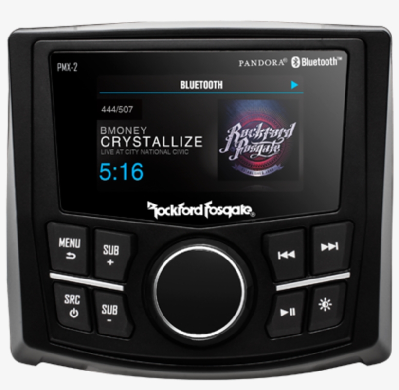 Rockford Fosgate Pmx-2 Punch Series Compact Media Receiver, transparent png download