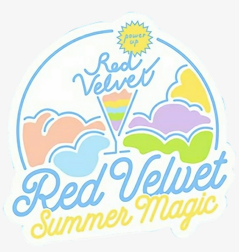 Redvelvet Sticker - Red Velvet Summer Magic ラベル, transparent png download