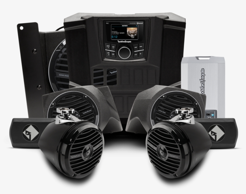 Rockford Fosgate Stage 4 Audio Speaker Kit For Polaris - Rockford Fosgate, transparent png download