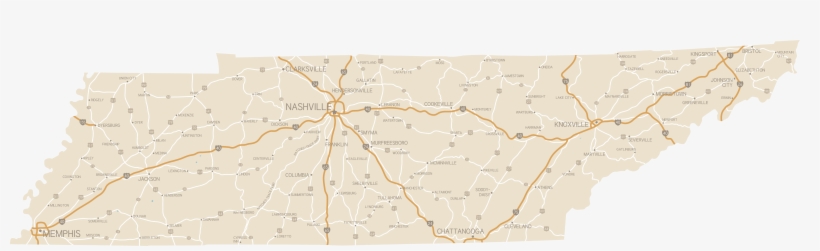 Tennessee Outline Png, transparent png download
