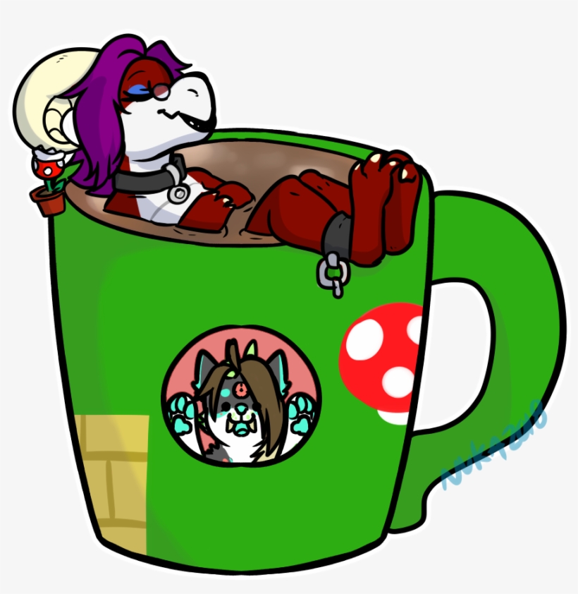 Koopa Flavored Hot Chocolate - Cartoon, transparent png download