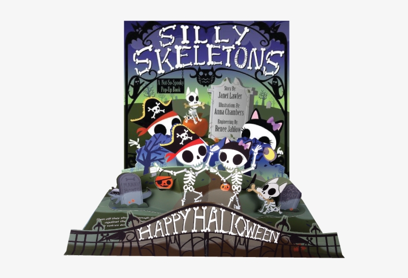 A Not So Spooky Pop Up Book - Silly Skeletons Book, transparent png download