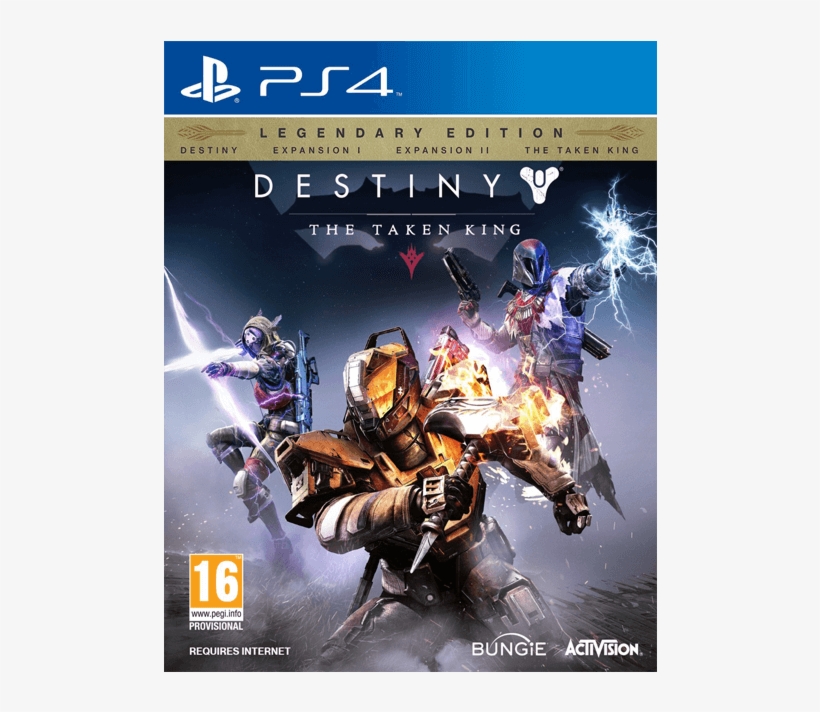 Destiny The Taken King Legendary Edition - Ps4 Destiny Taken King Cover, transparent png download