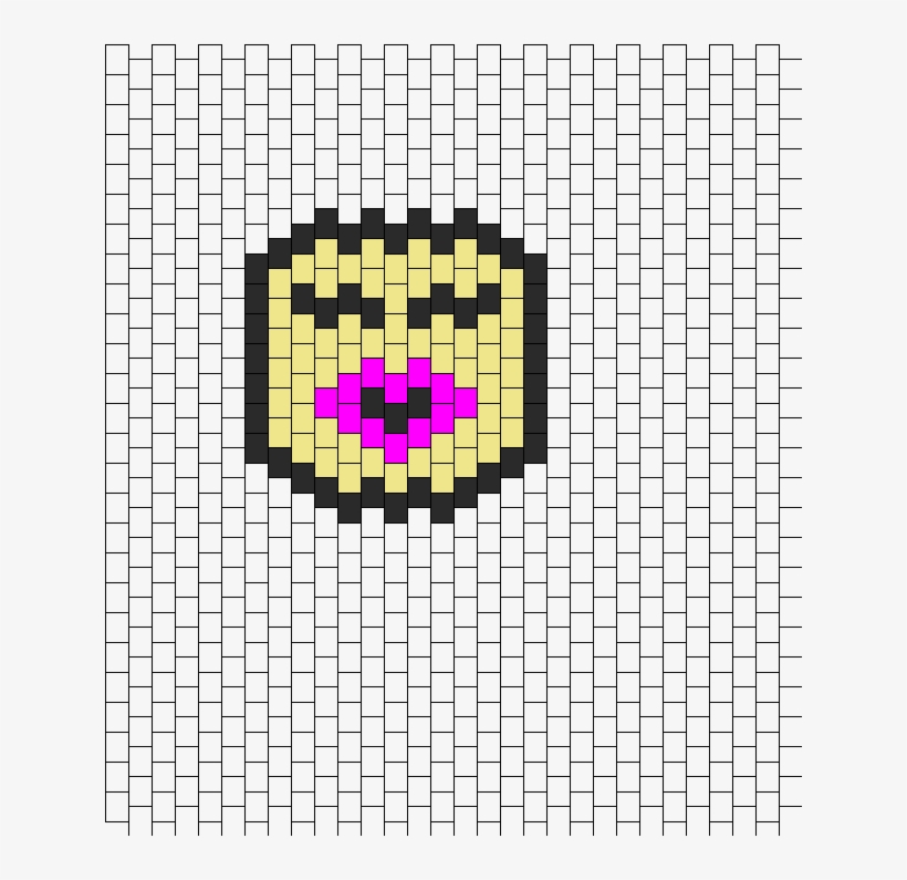 Kissy Face Peyote - Diy Kandi Mask Pattern, transparent png download