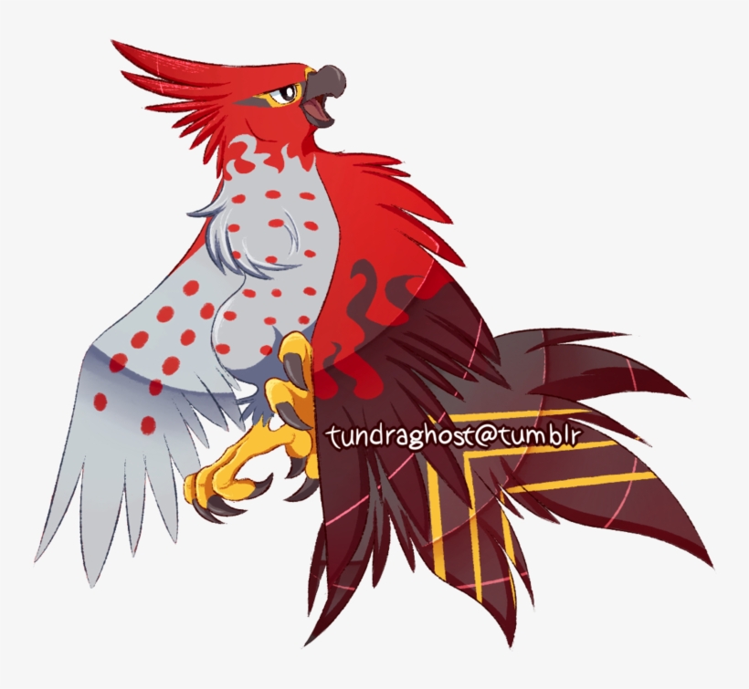 Another Old One From 2016 This Time It's A Talonflame - Parrot, transparent png download