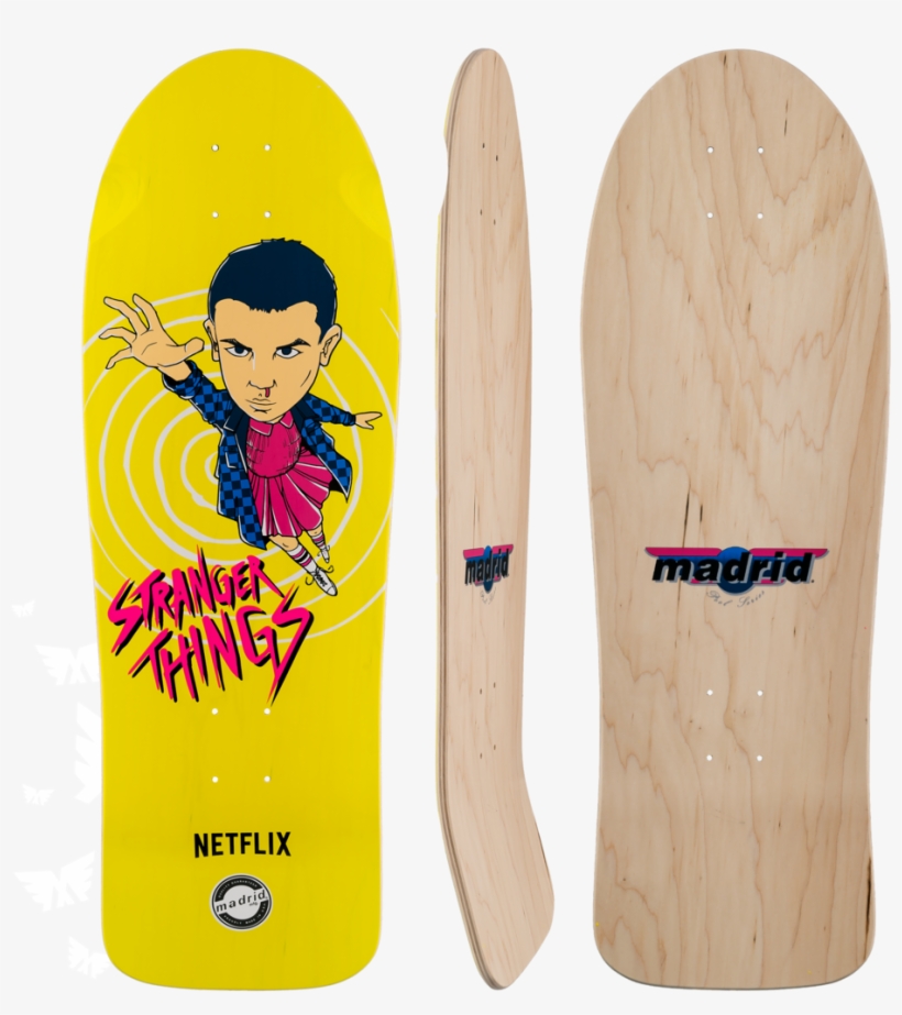 Madrid Stranger Things 2 Eleven Skateboard Deck W/ - Netflix, transparent png download