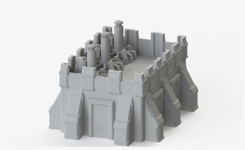 Can Have 0-3 Force Field Emitter Stacks On It - Arch, transparent png download