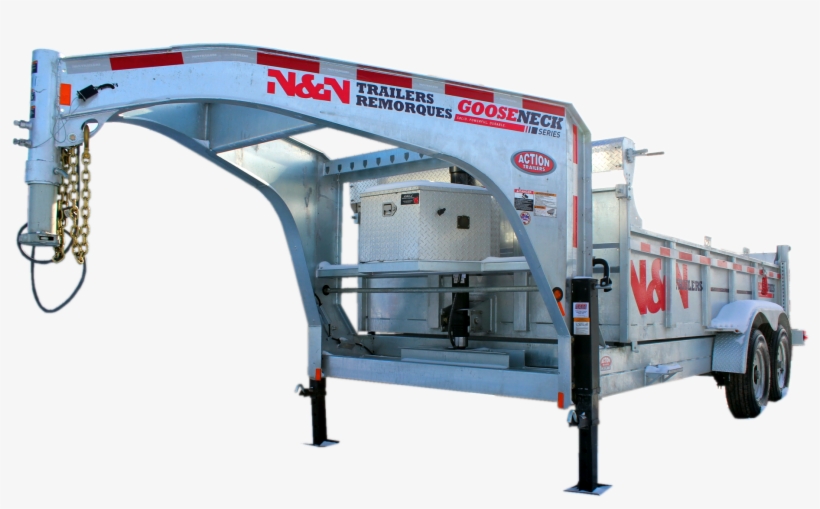 N&n Hd Gooseneck Galvanized Steel 14,000lb And 21,000lb - Machine, transparent png download