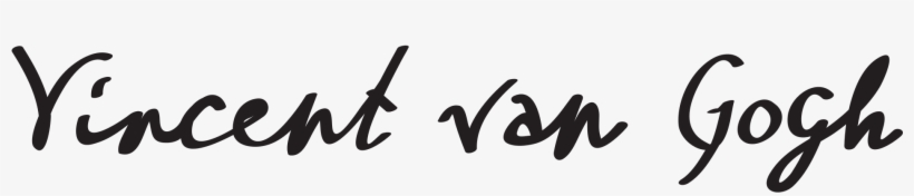 Vincent Van Gogh Signature - Vincent Van Gogh Title, transparent png download
