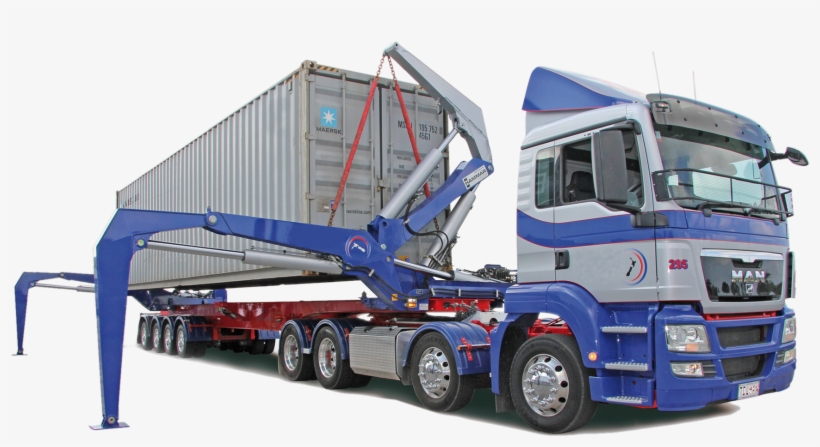 Hammar 155 Sideloader Lifting A 40 Feet Container - Hammar Sideloader, transparent png download