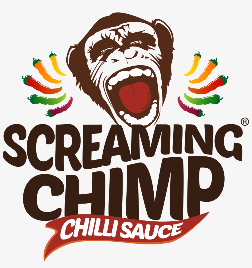Screaming Png - Screaming Chimp Logo Png, transparent png download