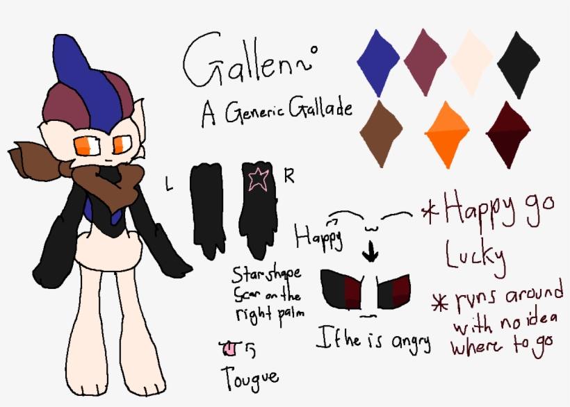 The Generic Gallade Again - Cartoon, transparent png download