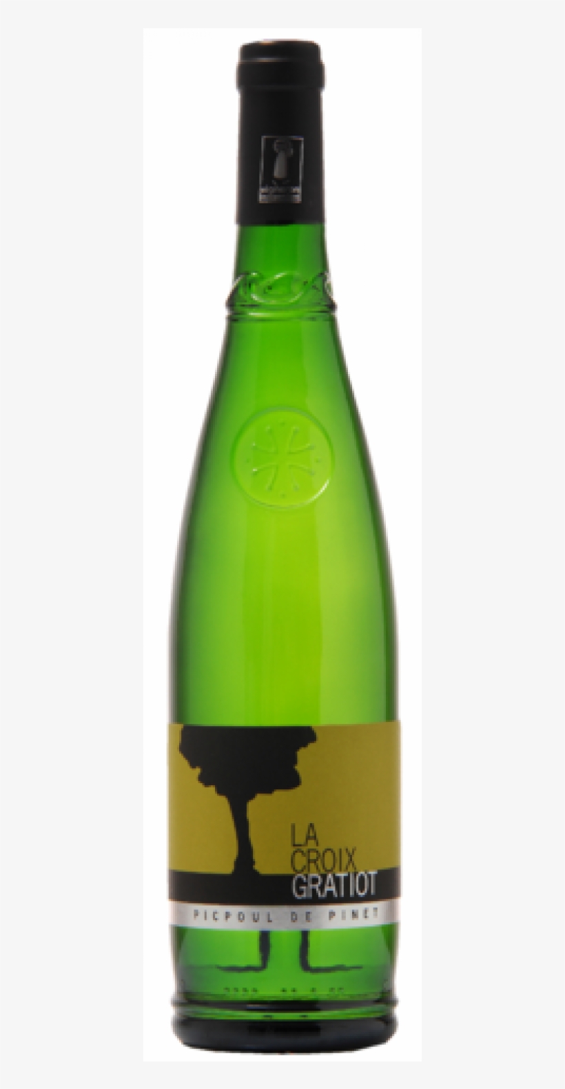 Domaine La Croix Gratiot Picpoul De Pinet - Glass Bottle, transparent png download