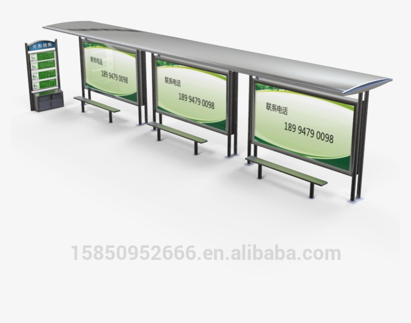 Bus Stop Advertisement - Sideboard, transparent png download