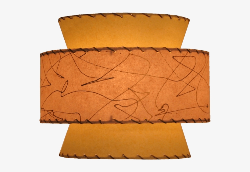Vintage Fifties-style Lampshade - Leather, transparent png download
