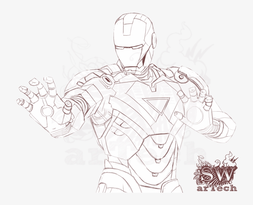 Here's - Iron Man 2d, transparent png download