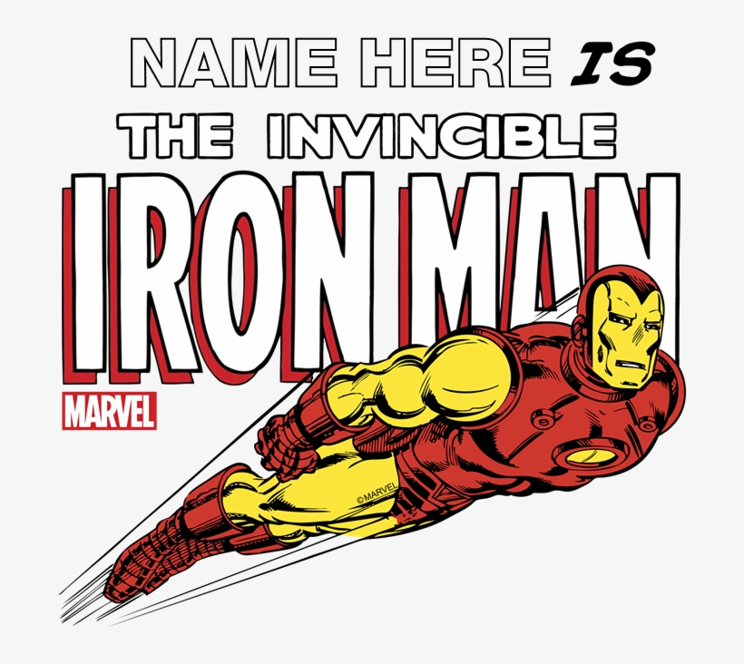 Personalized Invincible Iron Man Tile Coaster - Superhero, transparent png download