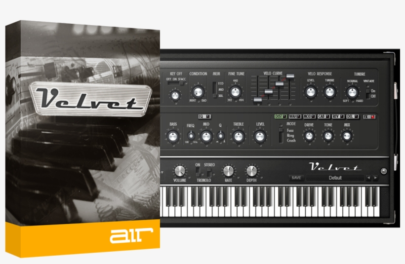 Piano Clipart Midi Keyboard - Air Music Tech Velvet, transparent png download