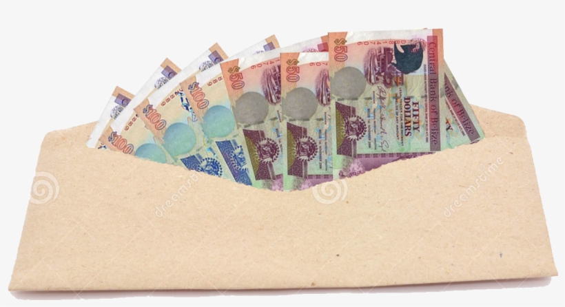 Belize Money Envelope - Moneda De Belice, transparent png download