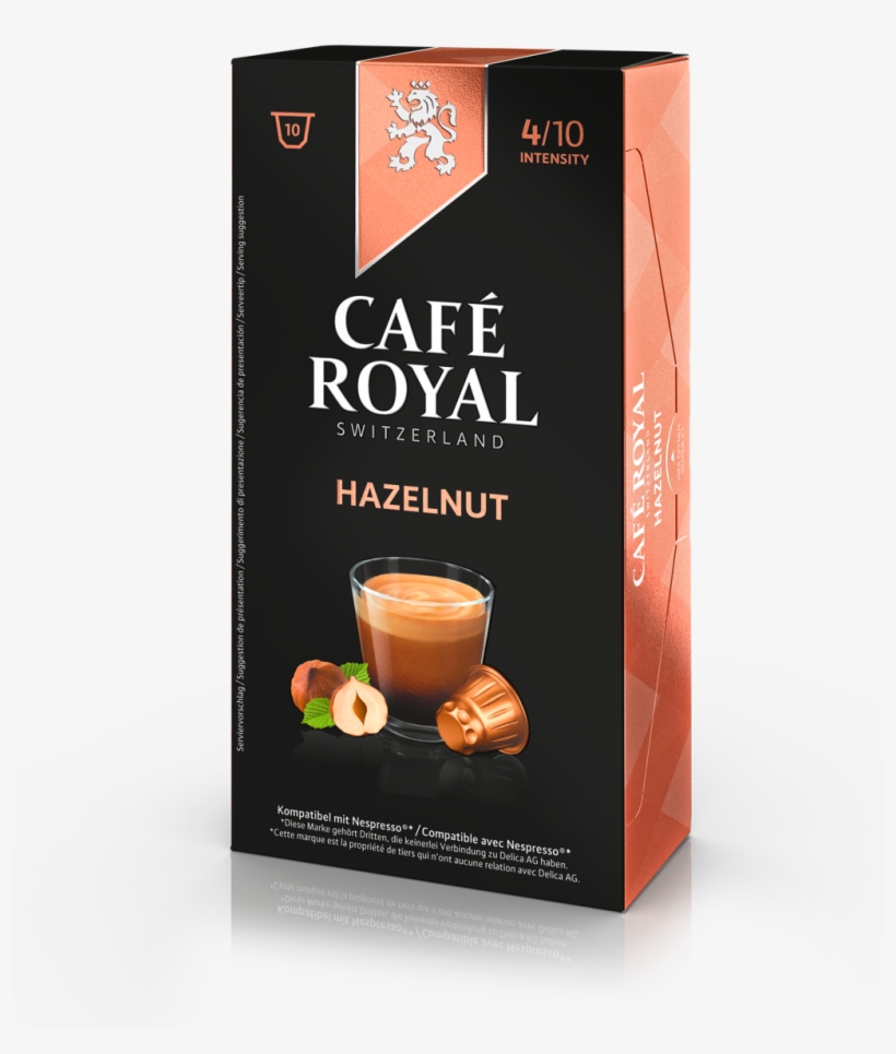 Cafe Royal Haselnuss Flavoured Kaffee Kapseln Nespresso - Café Royal, transparent png download