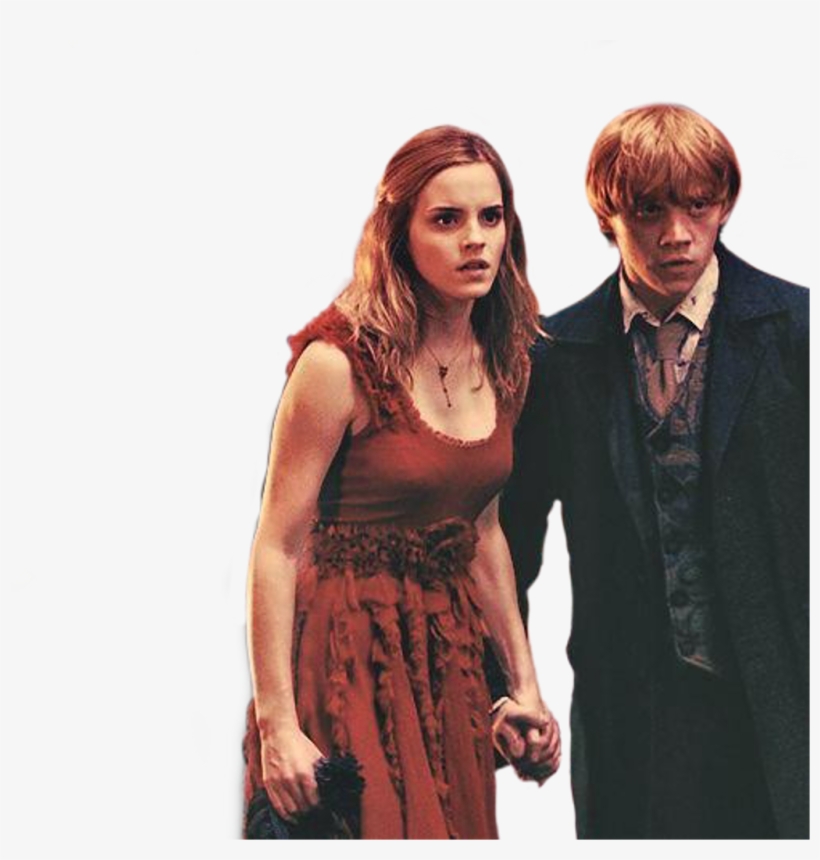 Ronmione Sticker - Hermione At The Wedding, transparent png download