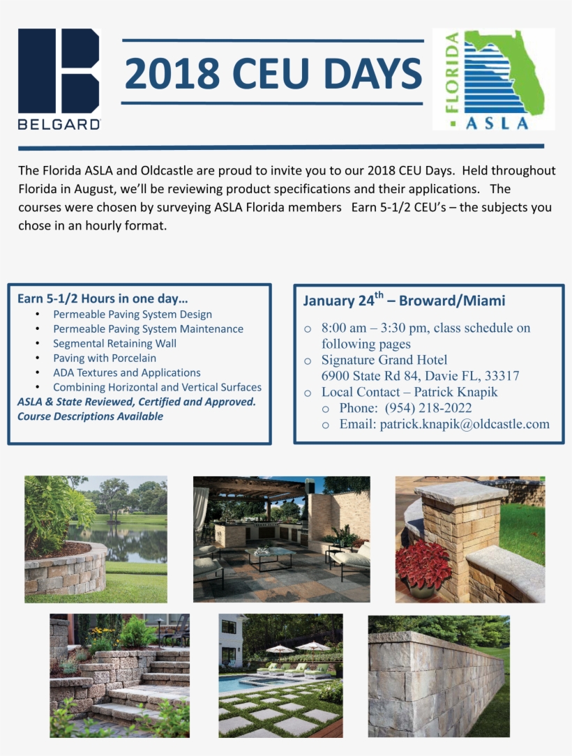 Class Schedule And Descriptions - Florida Asla, transparent png download