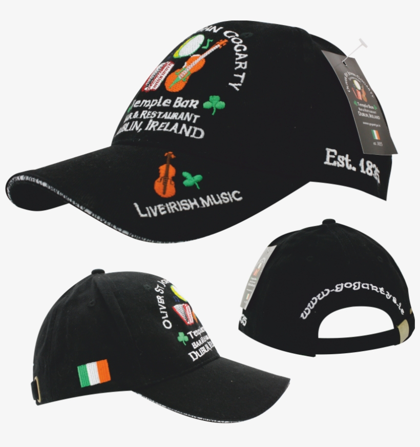 This Gogarty's Black Baseball Cap Is A One Size Fits - Baseball Cap, transparent png download