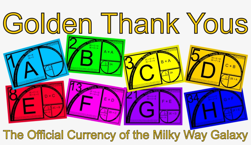 Golden Thank Yous, transparent png download